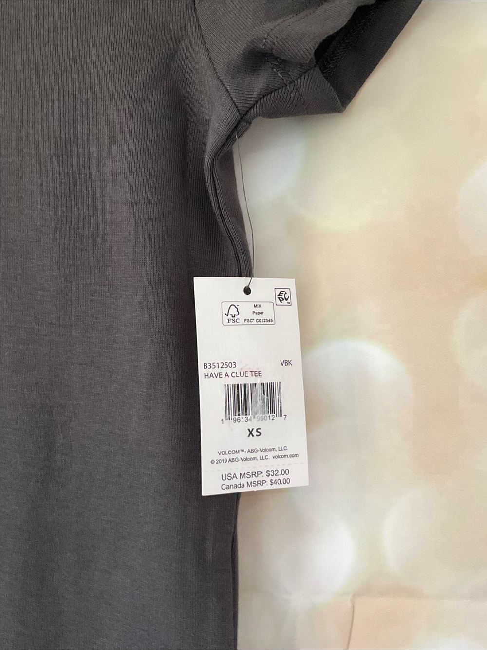 Volcom Gray Tee - Picture 4 of 5